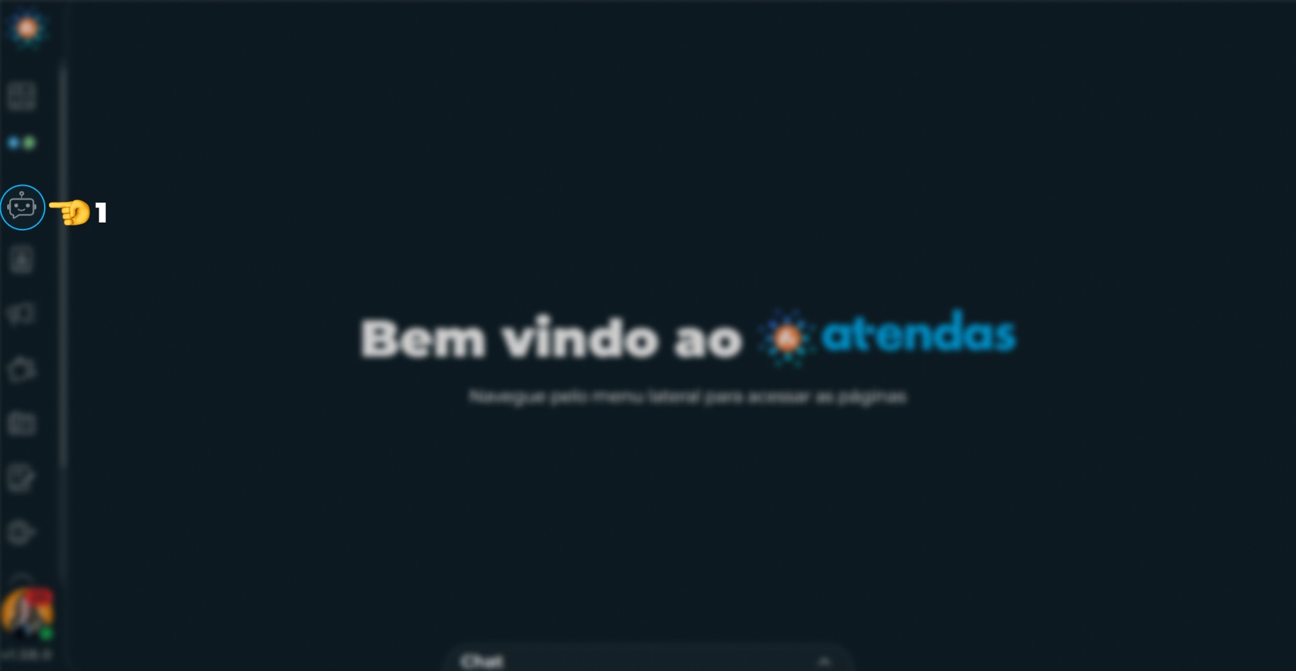 Tela de Início dos Bots
