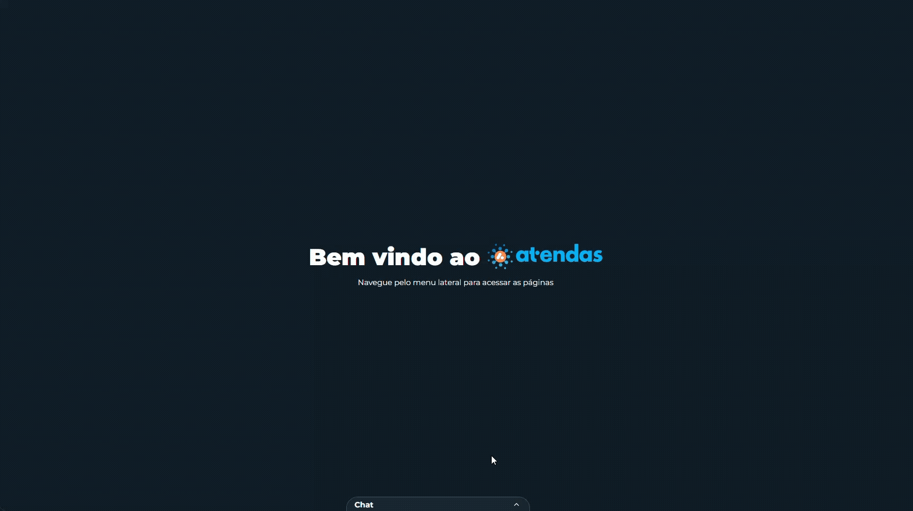 Chat integrado em toda a plataforma