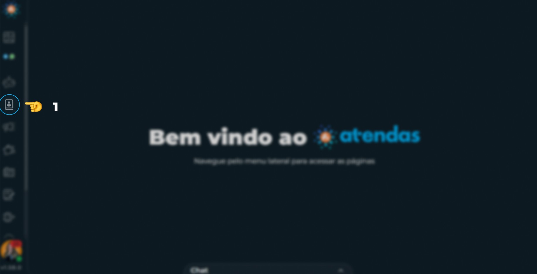 Tela de Início dos Contatos