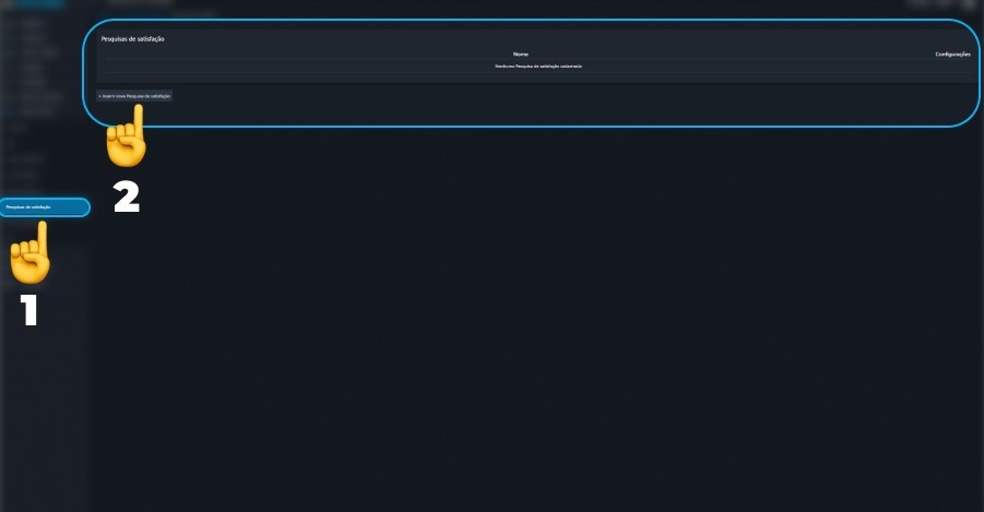 Configuração de Pesquisas