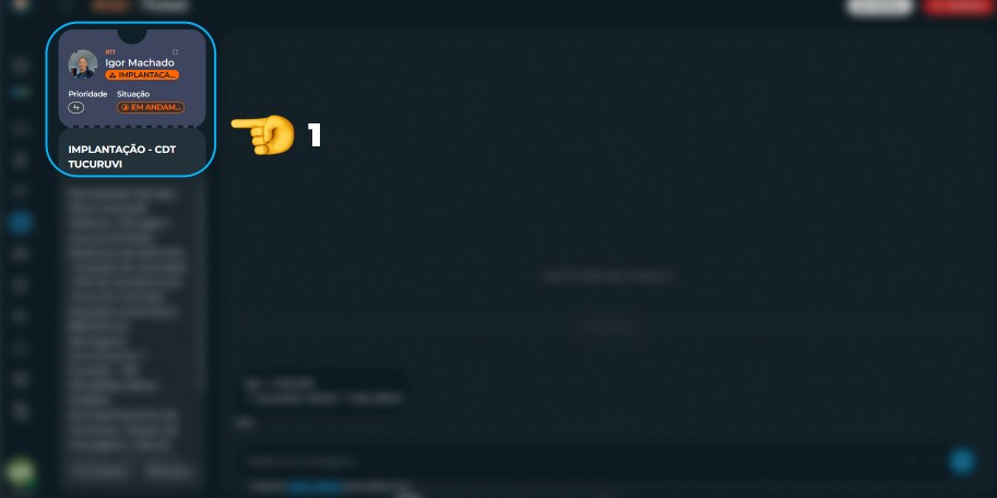 Descrição sobre o ticket